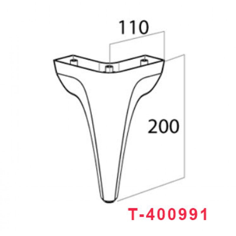 Декоративная опора для мягкой мебели T-400975-T-400994; T-402366-T-402385