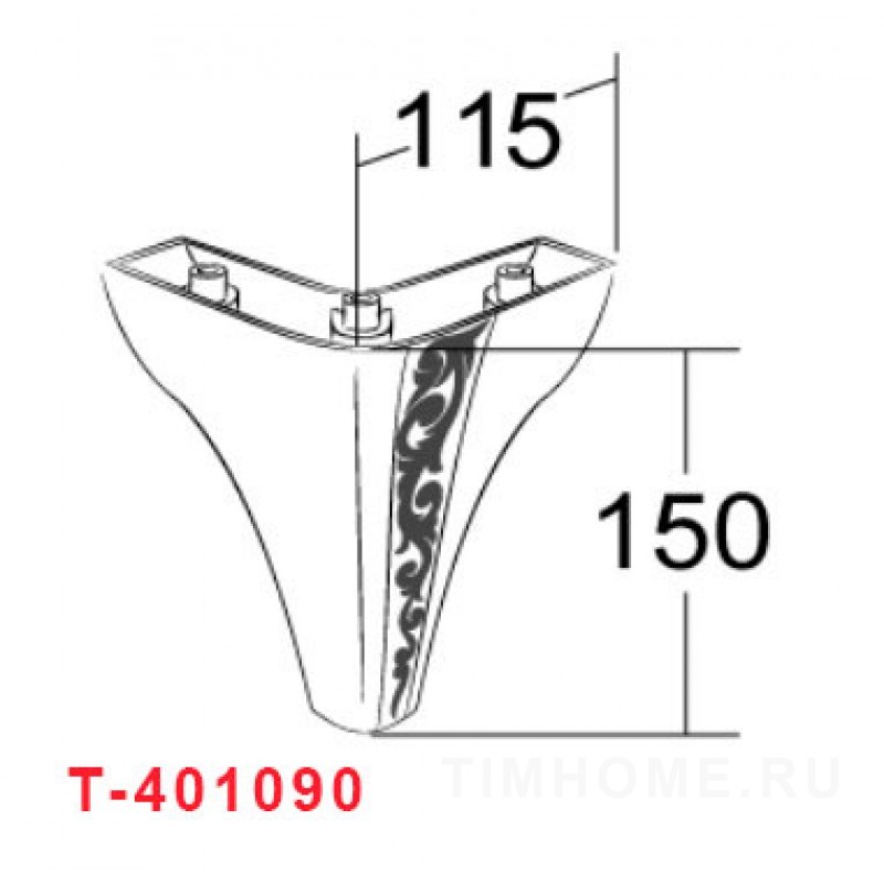 Декоративная опора для мягкой мебели T-401078-T-401101