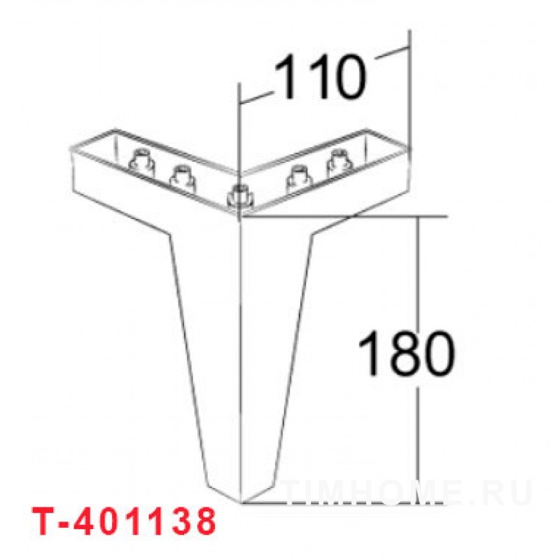 Декоративная опора для мягкой мебели T-401138-T-401141