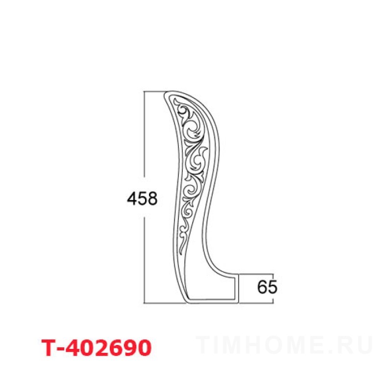 Декор для мягкой мебели T-402687-T-402691