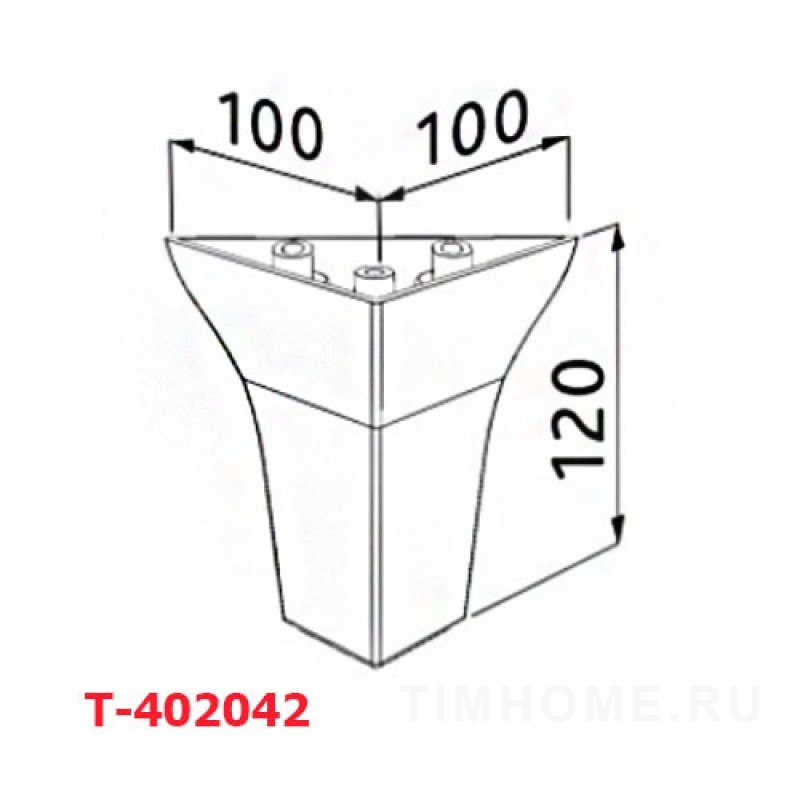 Опора для мягкой мебели T-400308-T-400311; T-400886; T-402042-T-402043