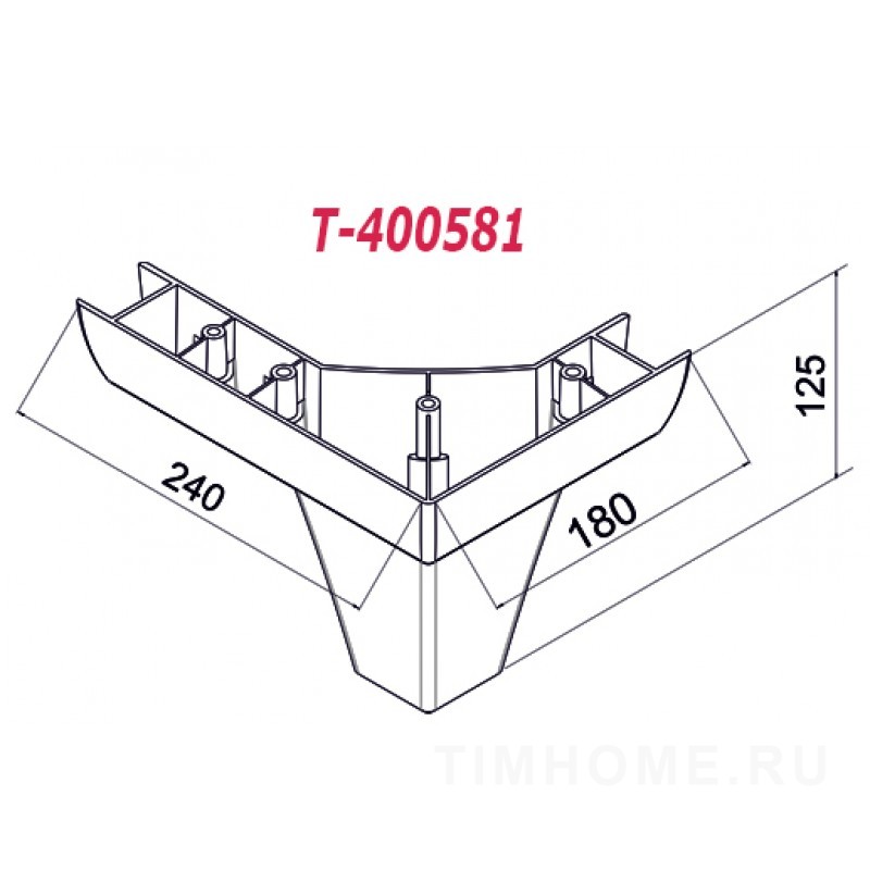 Опора для мягкой мебели T-400436-T-400447; T-400581-T-400582