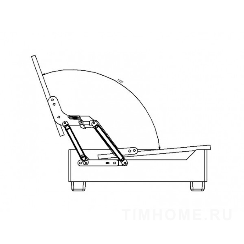 Механизм трансформации дивана "Книжка"  TML - 05