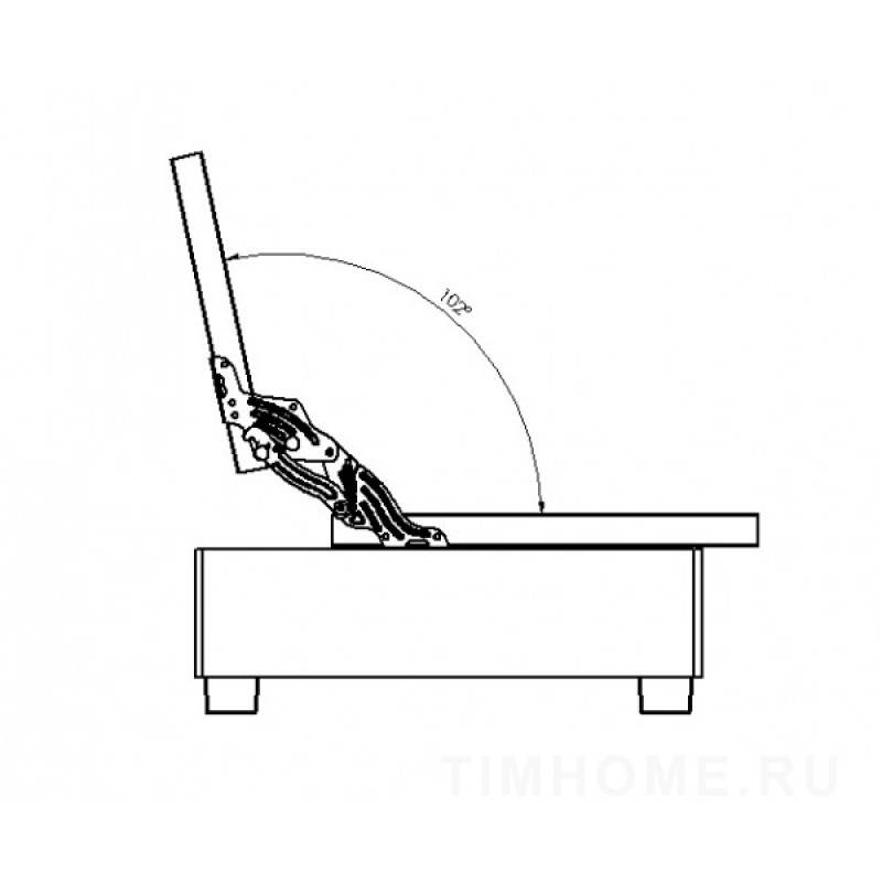 Механизм трансформации дивана "Книжка"  TML - 09